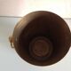 Yellow copper champagne bucket / vintage 70s