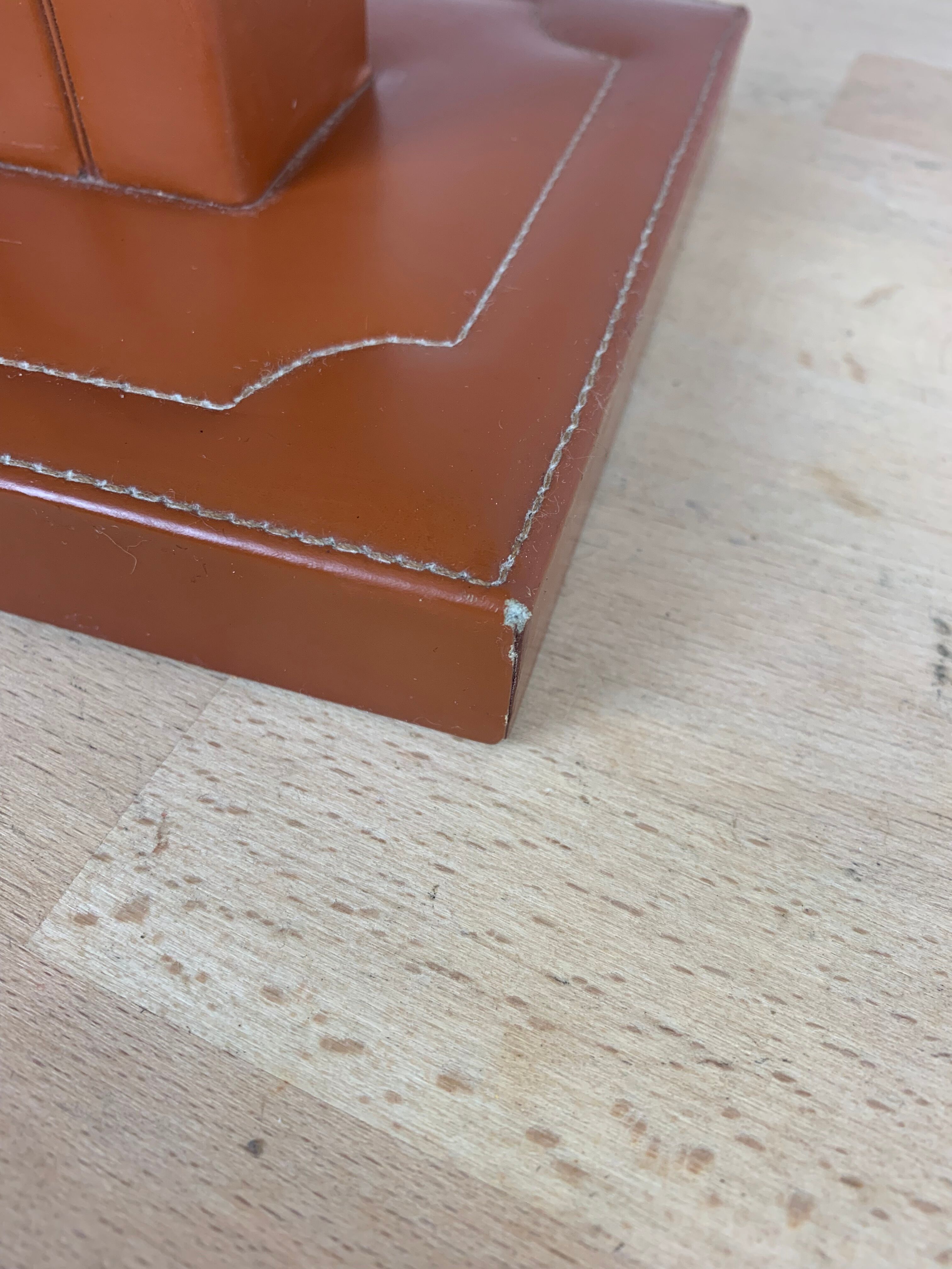 Leather lamp Le Tanneur 1970