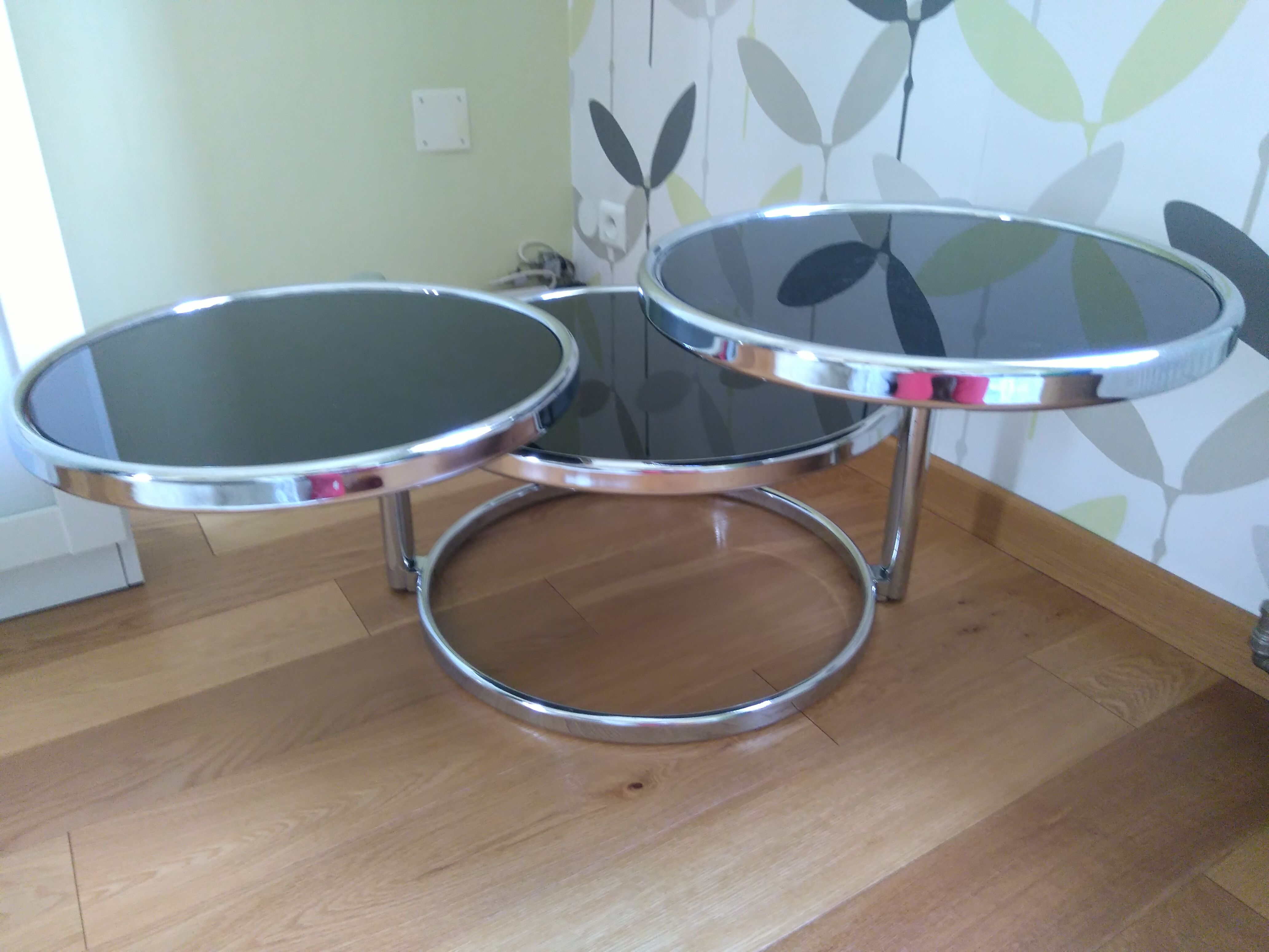 Table basse ronde années 70