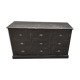 Furniture of trade nine drawers three shelves patina black