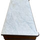 Antique Louis Philippe commode with fitted white marble top.