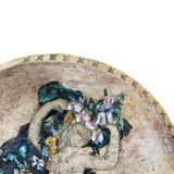 Helen Mai Important Dish In Terracotta And Glazed Porcelain Female Nude