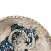 Helen Mai Important Dish In Terracotta And Glazed Porcelain Female Nude