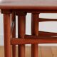 Scandinavian trundle tables made in teak Kai Kristiansen
