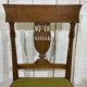 Set of 6 Directoire style cherry wood chairs, 1960s.