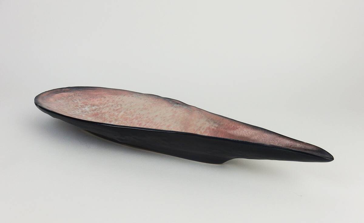 Large ceramic dish or cup by Pol Chambost