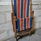 Folding beach lounge chair, Ergelax Chilean deckchair