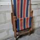 Folding beach lounge chair, Ergelax Chilean deckchair