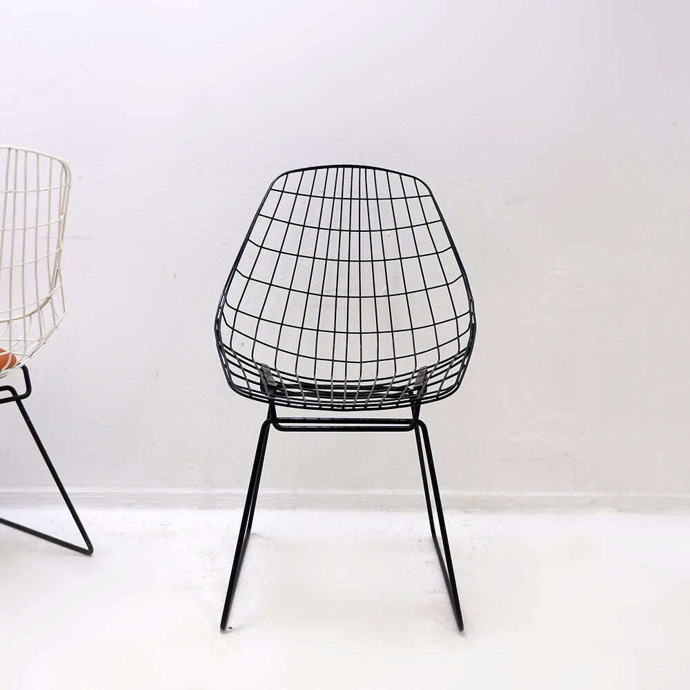 Set of 4 dining chairs SM05 by Cees Braakman & A. Dekker for Pastoe, 1950s.