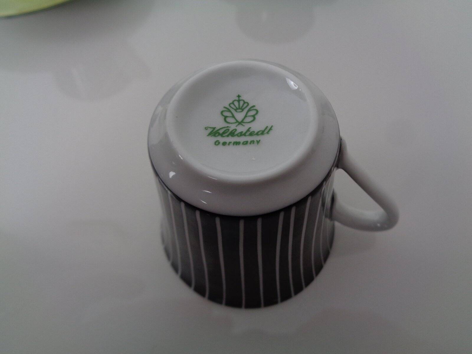 Coffee service for 6 from Vokstedt, Germany, 1950s, set of 17.