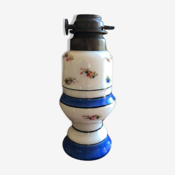 Pretty fine porcelain lamp foot, floral pattern