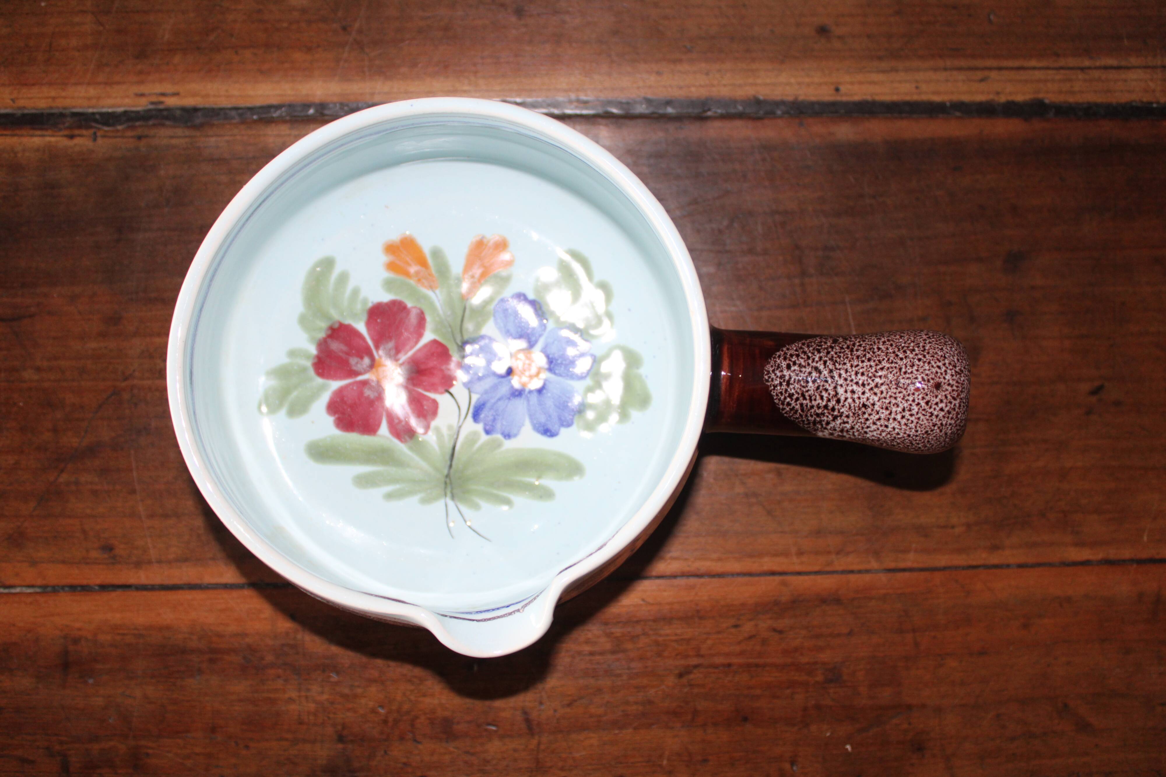 Set of 9 handmade ceramic pans