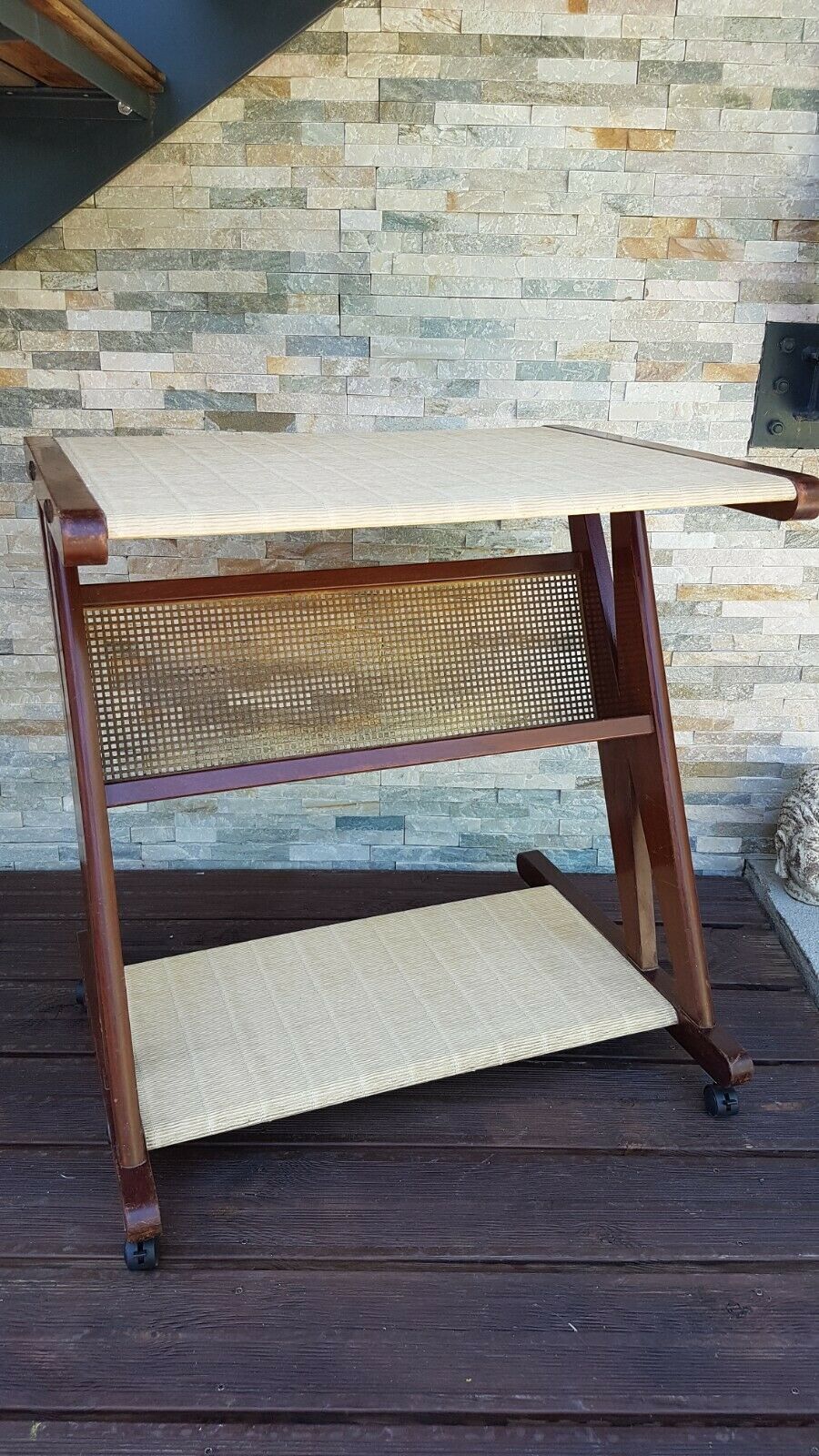 Vintage Jullian 60s wheeled dessert