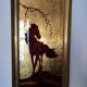 Gold leaf horse painting