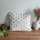 Moroccan coloured cushion