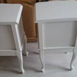 Louis XV style cherry wood bedside table