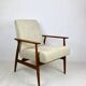 Armchair 'Lis', 1970s beige design by Henryk Lis