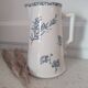 Old milk jug Digoin Sarreguemine model Carmen iron earth
