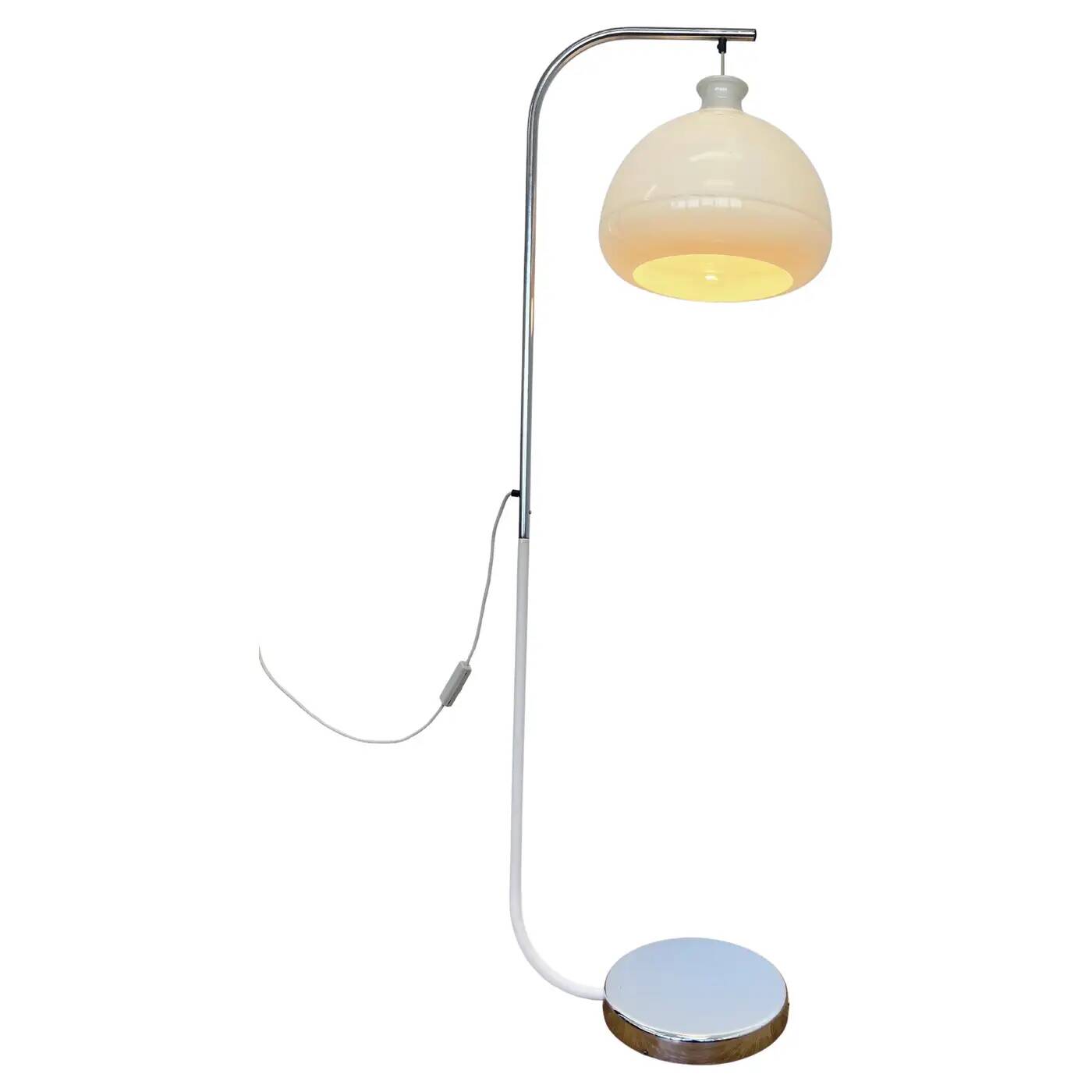 Mid-century space age design floor lamp, 1970s