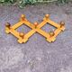 Extendable vintage coat rack in pine