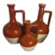 Three glazed stoneware carafes Bardinet distiller Bordeaux