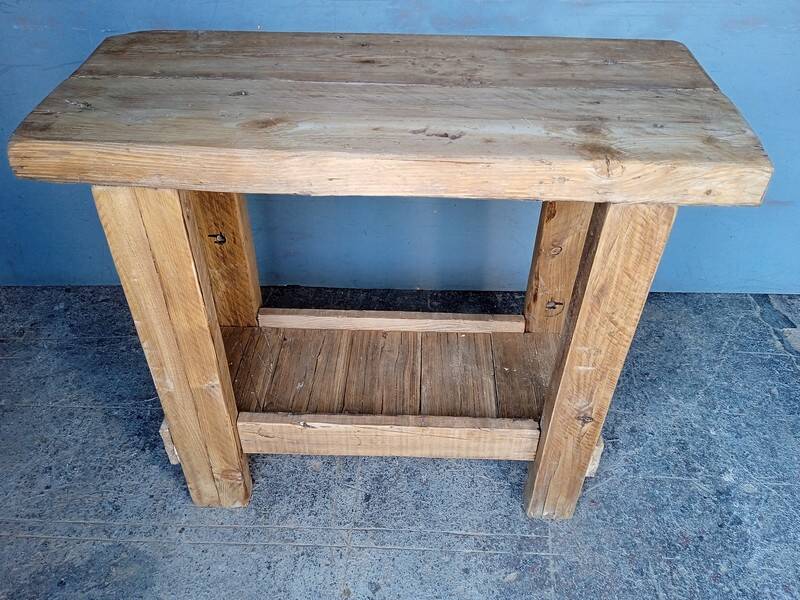Workbench 100cm old solid wood