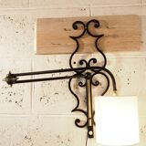 Applique murale articulée vintage lunel france 1960