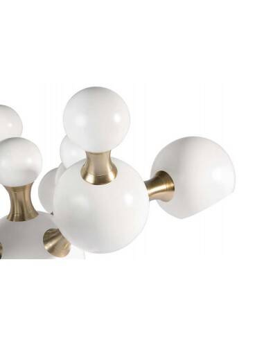 Lampe de table en laiton et acier