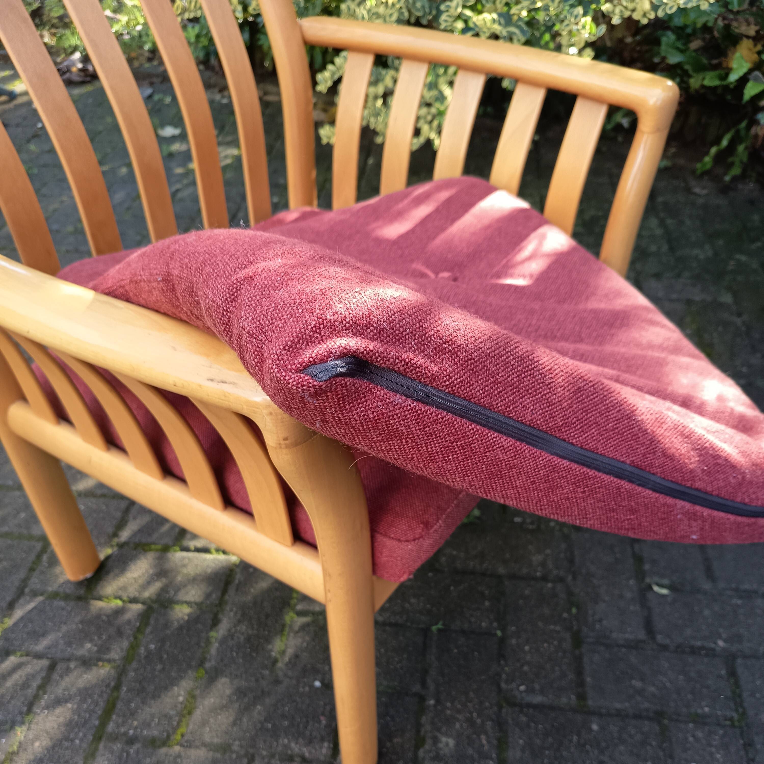 Pair of Danish armchairs, 1980