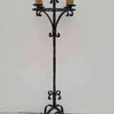 Candelabra floor lamp wrought iron candlestick