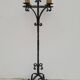 Candelabra floor lamp wrought iron candlestick