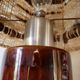 Ceramic lamp and its woven wool lampshade