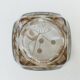 Ashtray art deco pierrot silver vintage
