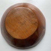 Coupe à fruits en bois biseauté