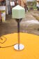 Year 60/70 Chrome and frosted glass lamp