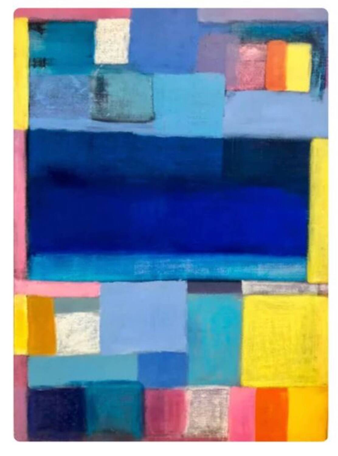 Abstract Coloured Table