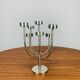 Chandelier Habitat vintage en inox, 9 branches