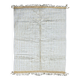 White carpet with yellow dots - 276 x 211 cm