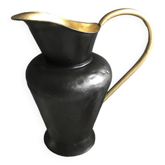 Antique Dutch copper milk jug