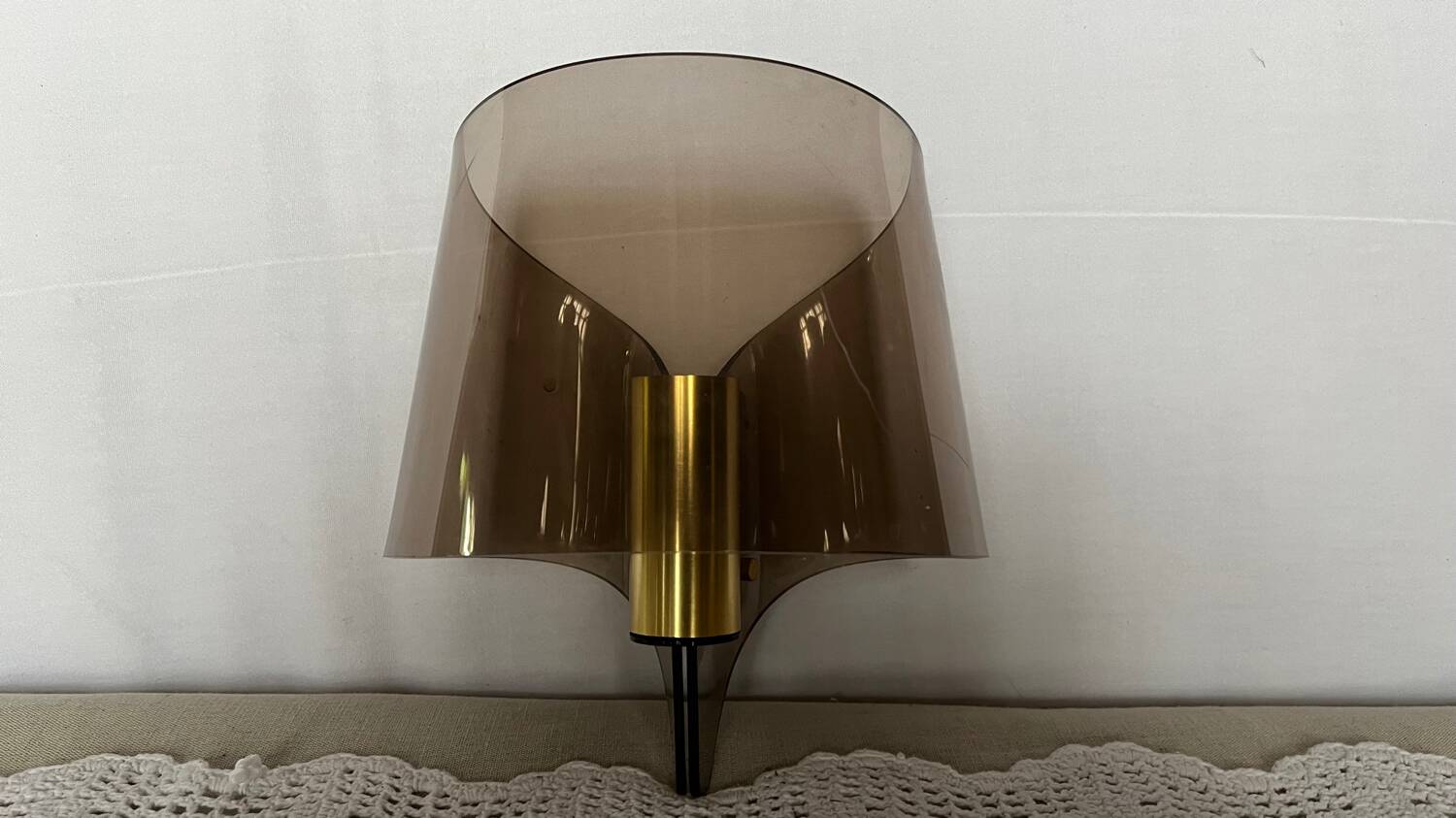 Plexiglas designer wall light 1970
