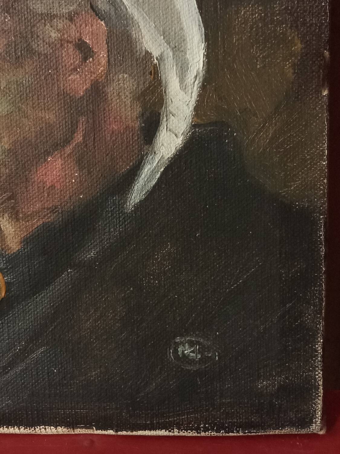 Portrait de vieille femme