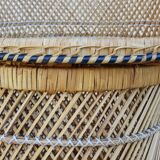 Island-inspired rattan armchair