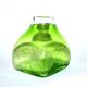 DESIGN Scandinavian vase in lined blown glass Green 1960-70 dlG Whitefriars