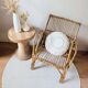 Fauteuil en rotin vintage