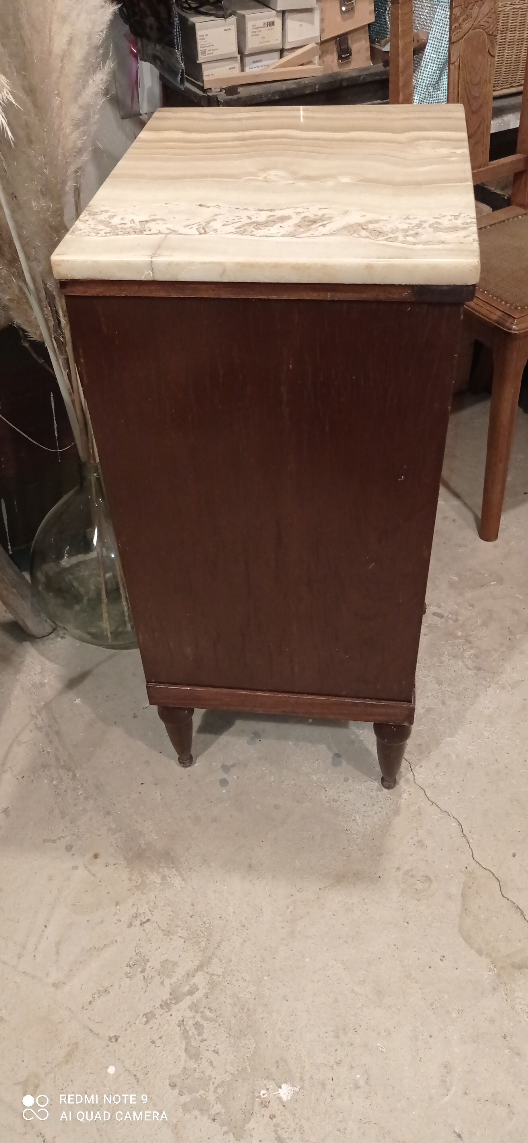 Antique entryway or bedside cabinet