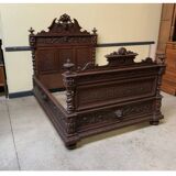 Antique monumental Neo-Renaissance bed