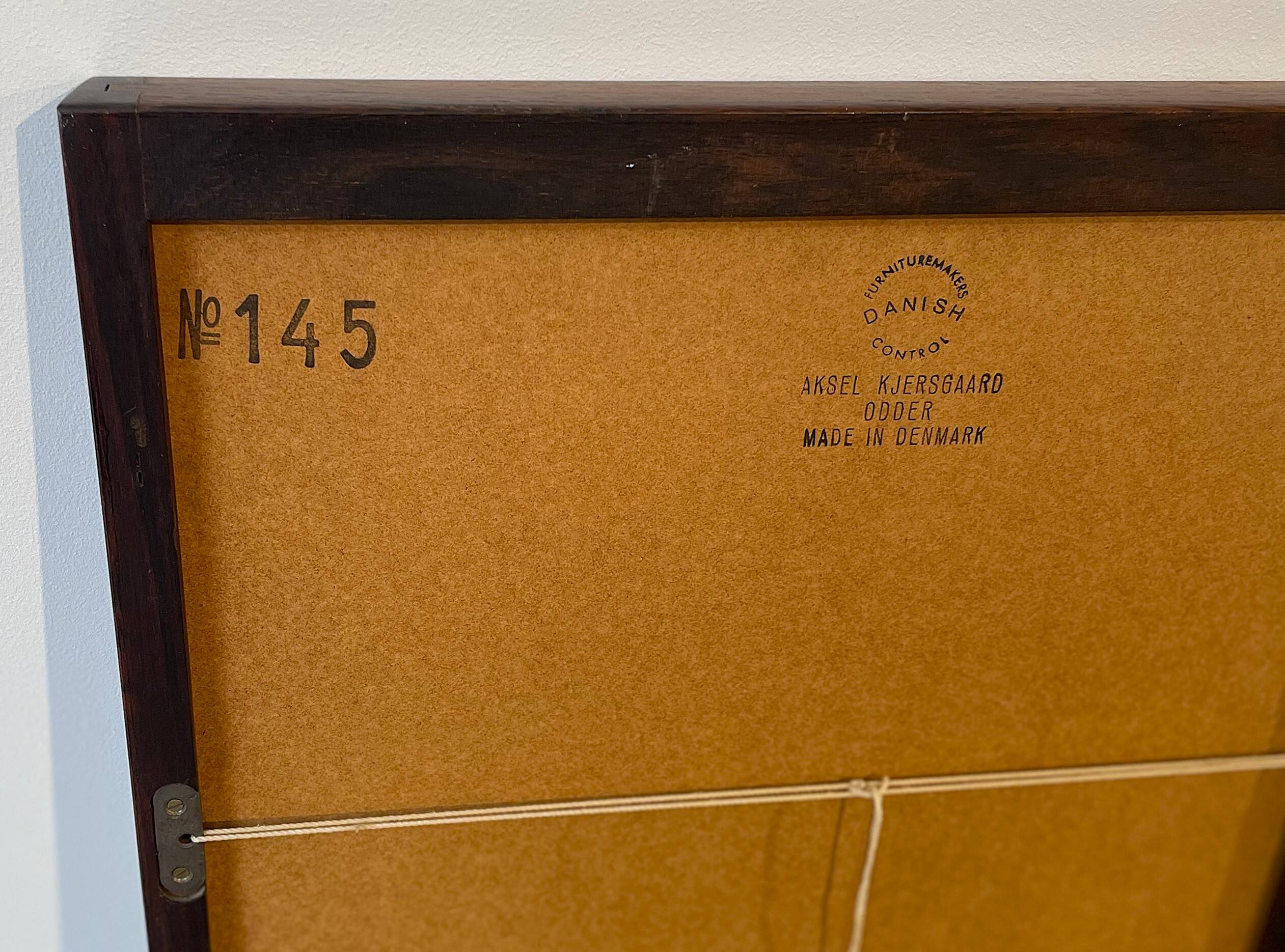 Rosewood mirror model 145 by Kai Kristiansen