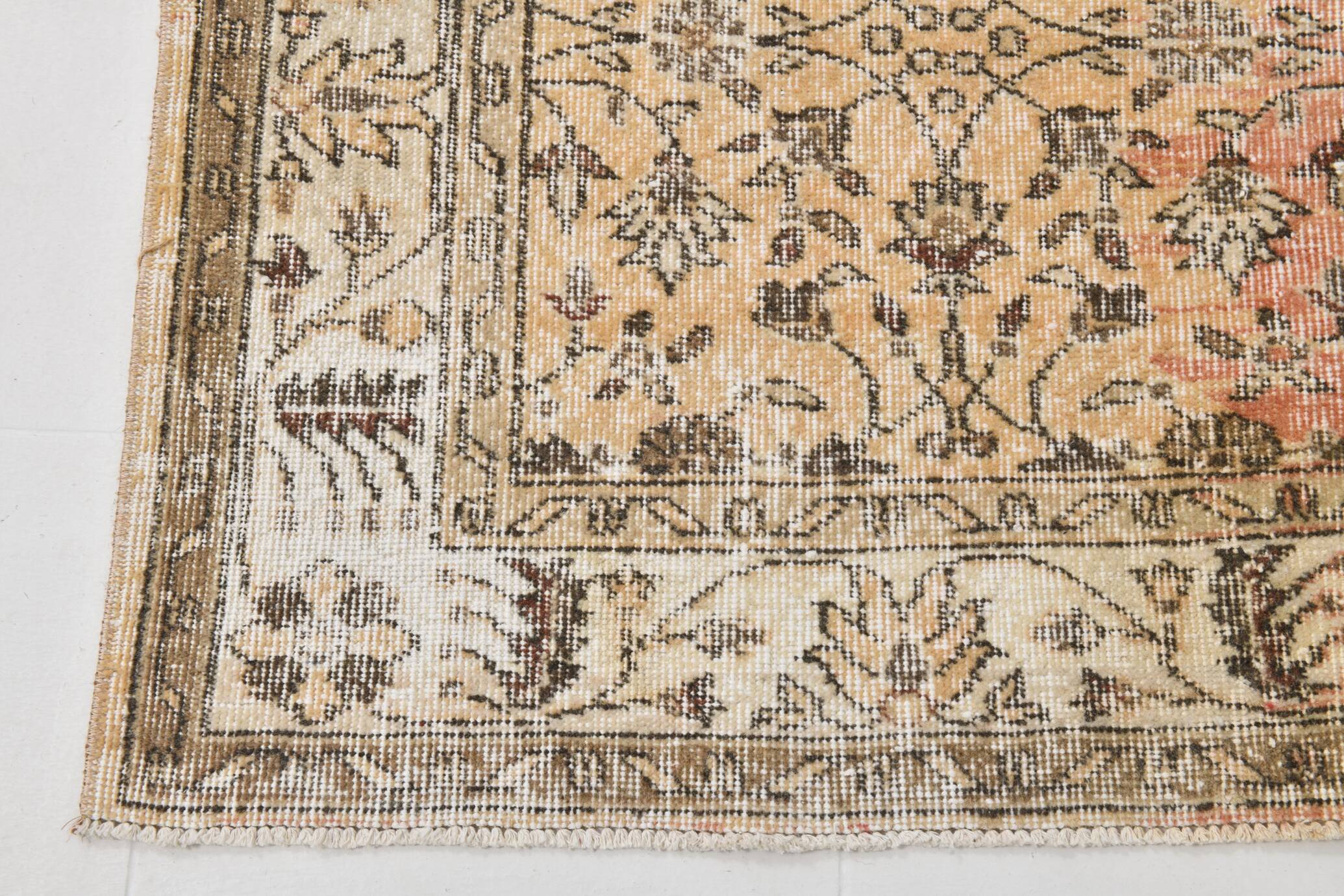 5x10 Geometric Tribal Motifs Vintage Pattern Rug, 159x290Cm