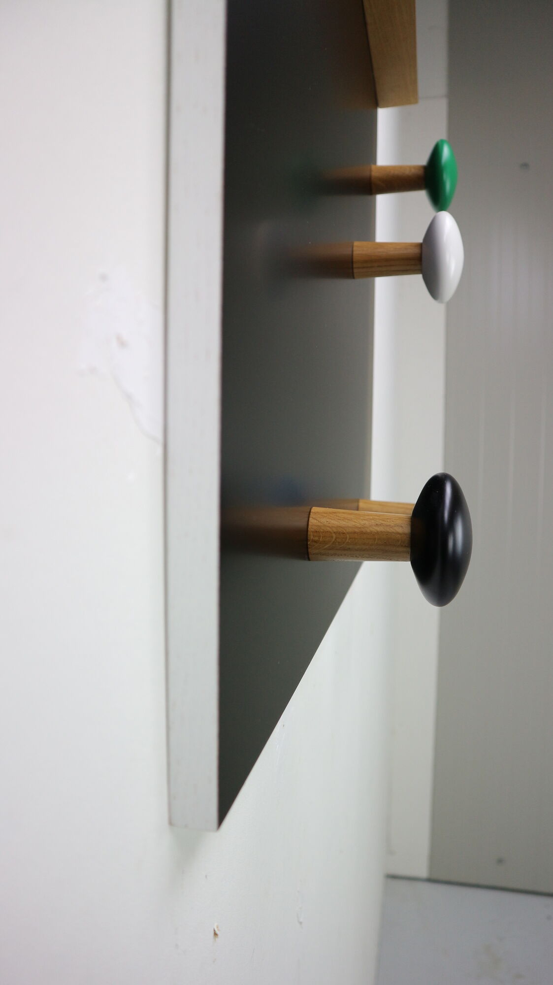 Set of 2 coat racks LC17 by Le Corbusier for Cassina, 2010, Italy