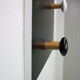 Set of 2 coat racks LC17 by Le Corbusier for Cassina, 2010, Italy